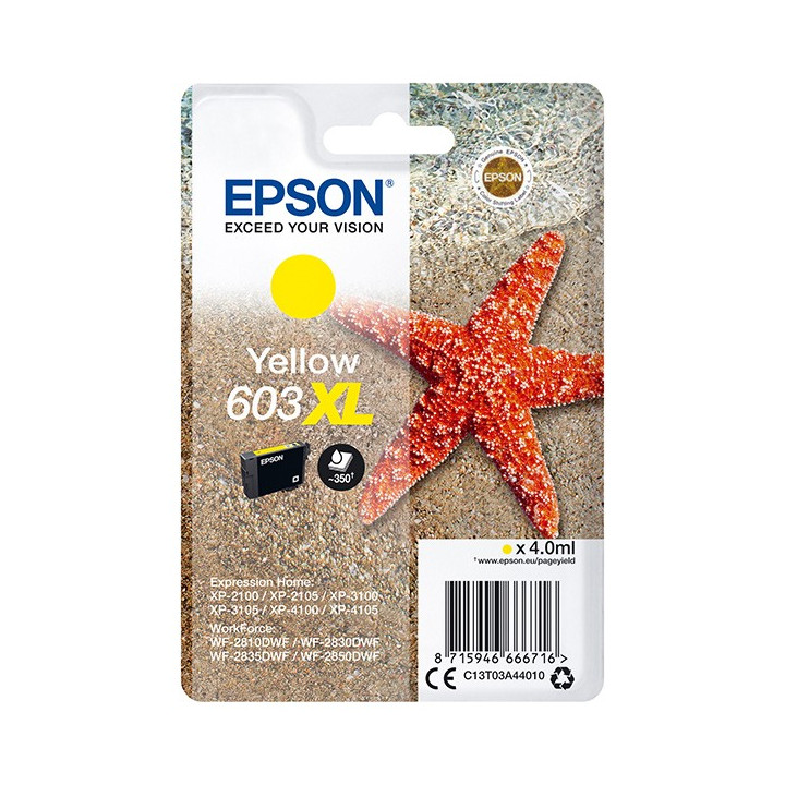 Kompatibilis tintakazetta töltés C13T03A44010, 603XL, 14ml a Epson nyomtatók számára (BULK)
