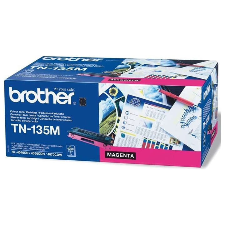 Оригинален тонер Brother Magenta TN135M за MFC-9440|9450|9840|9040|HL-4070|4040|4050 4K, "TN135M"
