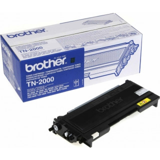 Eredeti Brother fekete toner TN2000 HL-2030|2040|2070|DCP-7010|MFC-7420|7820|Fax-2820|2920 2,5K, "TN2000"