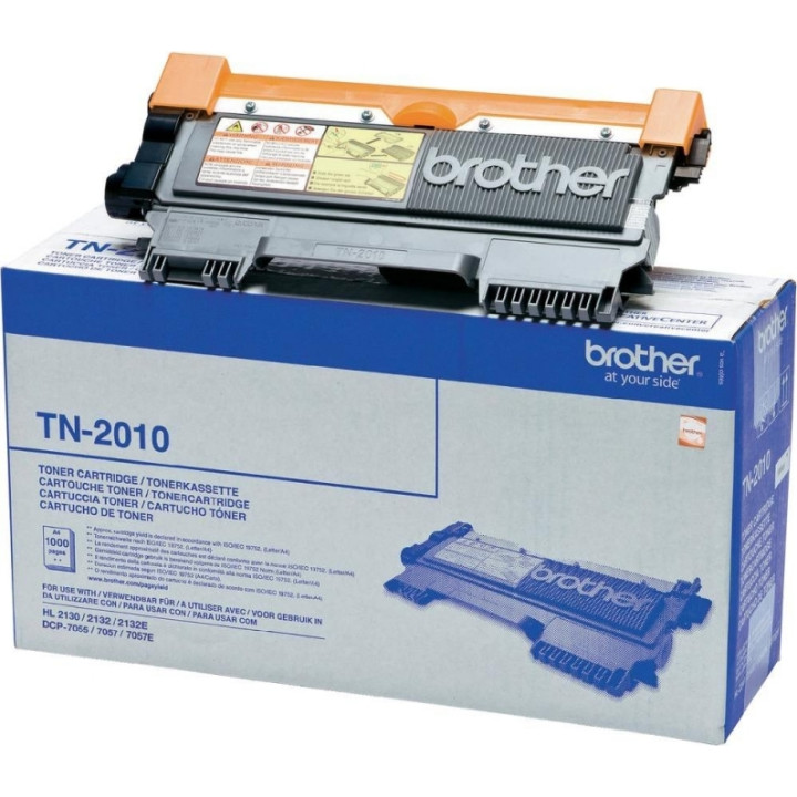 Оригинален тонер Brother Черен TN2010 за HL-2130|2135|DCP-7055|7057 1K, "TN2010"