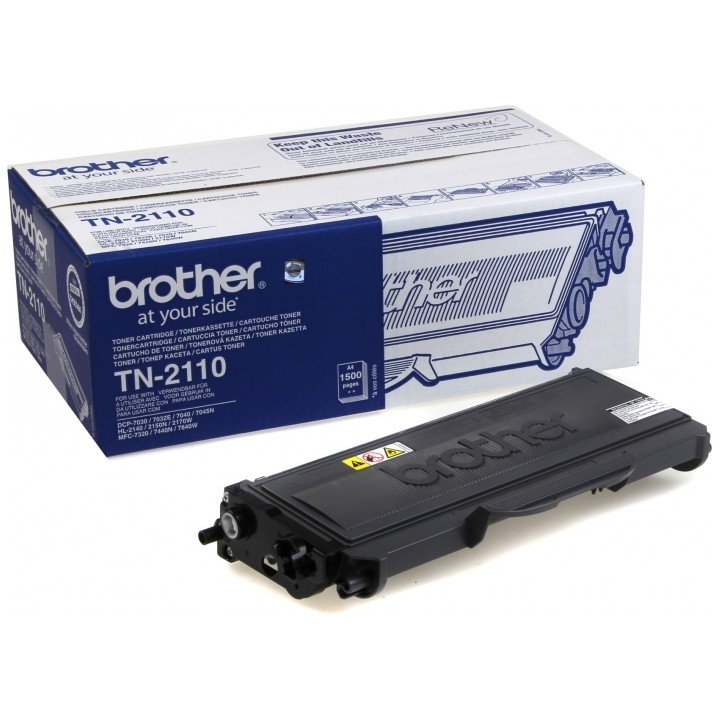 Toner Original Brother Black, TN2110, pentru HL-2140|2150|2170|DCP-7030|7040|7045|MFC-7320|7440|7840, 1.5K,"TN2110"