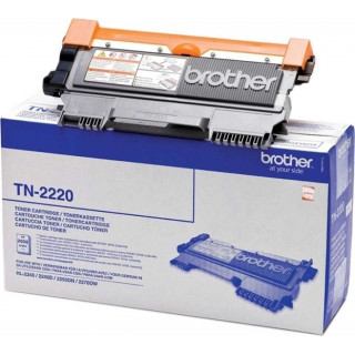 Toner Original Brother Black, TN2220, pentru HL-2240|2250|DCP-7060|7065|7070|MFC-7360|7460|Fax-2845, 2.6K,"TN2220"