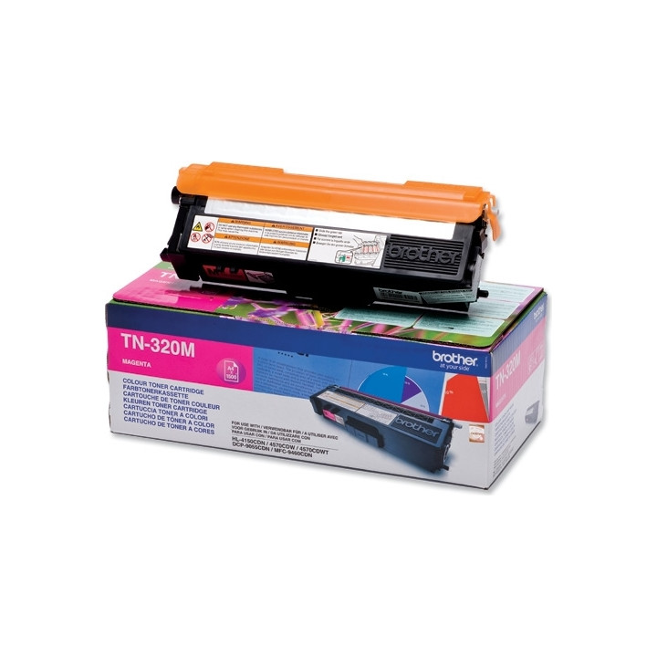 Оригинален тонер Brother Magenta TN320M за HL-4140|4150|4570|DCP-9270|9055|MFC-9970|9460 1.5K, "TN320M"