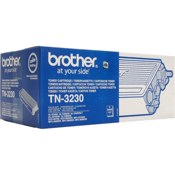 Toner Original Brother Black, TN3230, pentru HL-5340|5350|5380|DCP-8070|8085|MFC-8370|8380|8880, 3K,"TN3230"