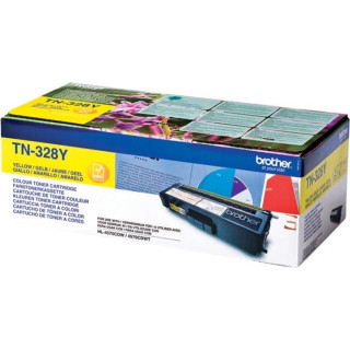 Eredeti Brother sárga toner TN328Y HL-4570|MFC-9970|9270 6K, "TN328Y"