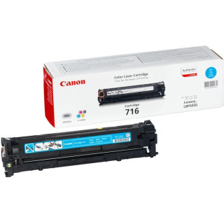Toner Original Canon Cyan, CRG-716C, pentru LBP-5050|MF-8030|MF-8040|MF-8050|MF-8080, 1.5K, (timbru verde 1.2 lei) , "CR1979B002