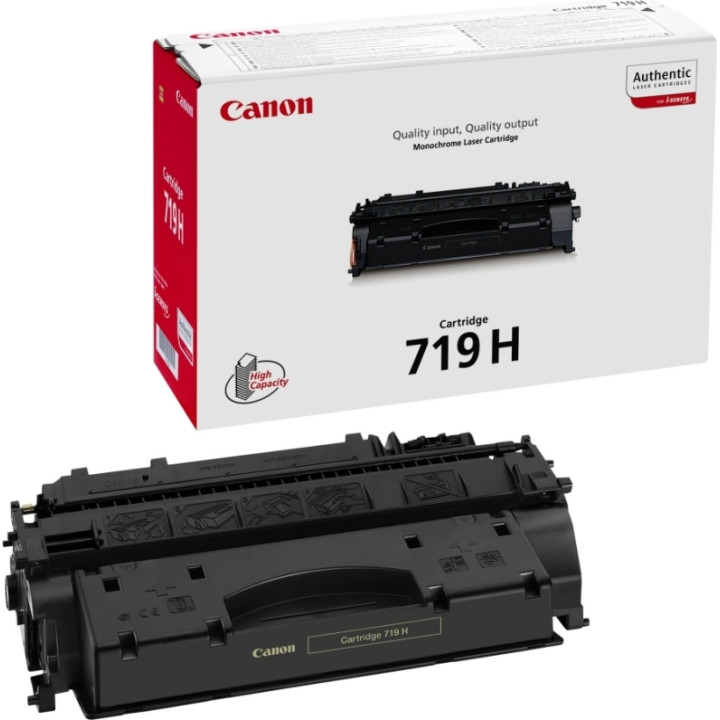 Original Canon Black Toner CRG-719H for LBP-251, LBP-252, LBP-253, LBP-6300, LBP-6310, LBP-6650, LBP-6670, LBP-6680, MF-5840, MF