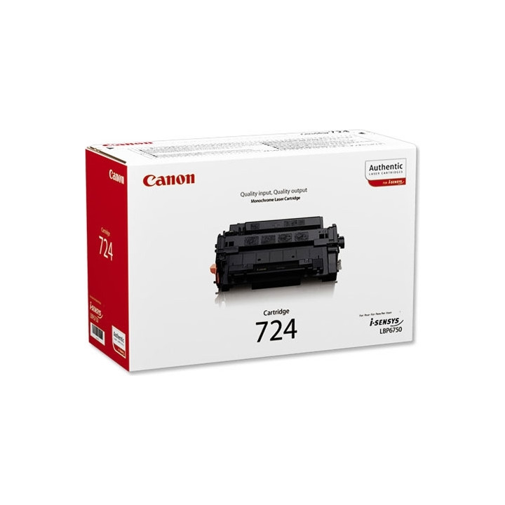 Eredeti Canon Fekete Toner CRG-724 LBP-6750|LBP-6780|MF-512|MF-515 6K "CR3481B002AA"