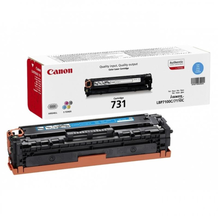 Original Canon Cyan Toner CRG-731C for LBP-7100 | LBP-7110 | MF-8230 | MF-8280 | MF-623 | MF-628, 1.5K "CR6271B002AA"