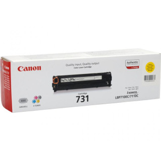 Eredeti Canon Sárga Toner CRG-731Y LBP-7100|LBP-7110|MF-8230|MF-8280|MF-623|MF-628 1.5K "CR6269B002AA"