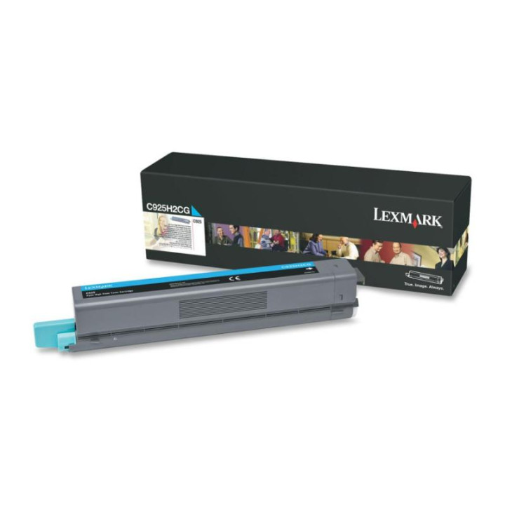 Original Lexmark Cyan Toner C925H2CG for C925 Series, 7.5K pages