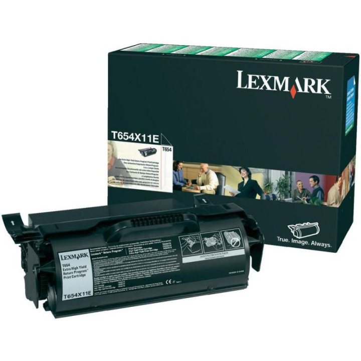 Оригинален тонер Lexmark Черен T654X11E за T650|T652|T654|T656 36K "T654X11E"