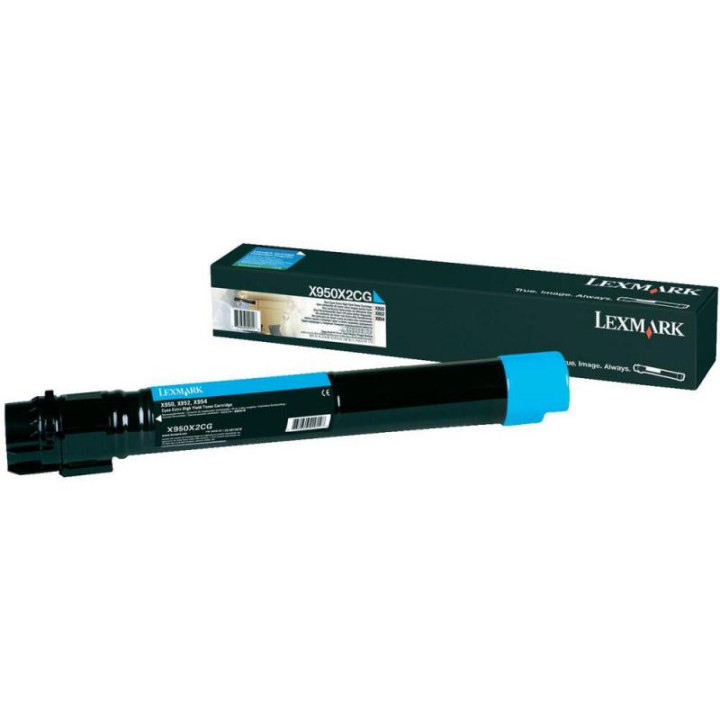 Оригинален тонер Lexmark Cyan X950X2CG за X950|X952|X954 22K "X950X2CG"