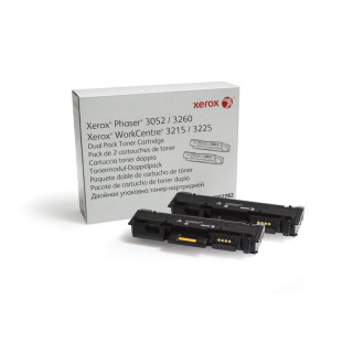 Двоен пакет оригинален Xerox черен 106R02782 за Ph 3052|Ph 3260|WC 3215|WC 3225 2x3K "106R02782"