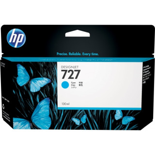 HP Eredeti Tinta Patron Kék nr.727 DesignJet T1500|T1530|T2500|T2530|T920 130ml "B3P19A"