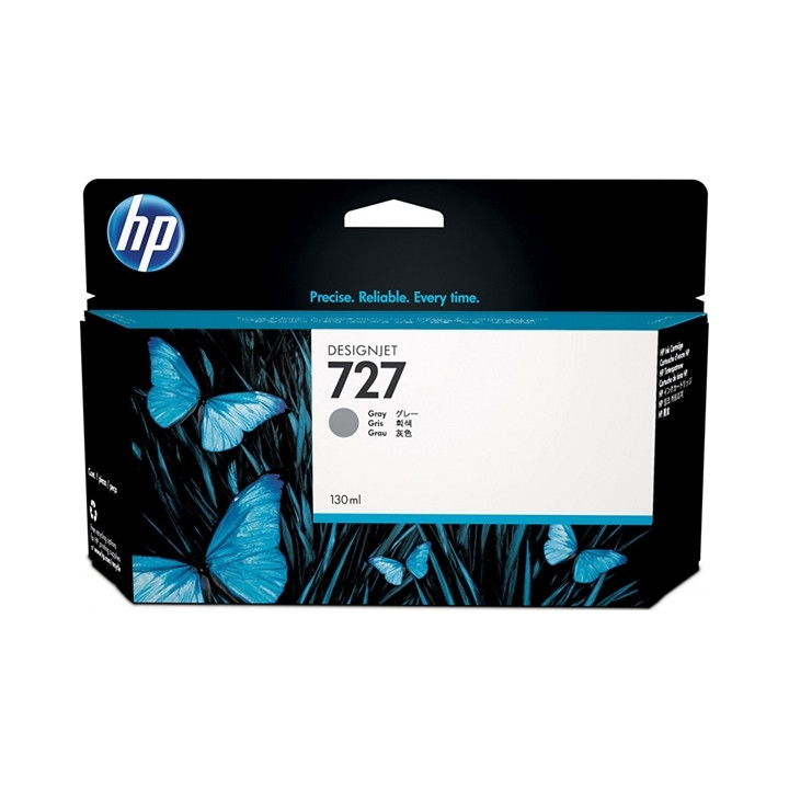 Оригинален мастилен картридж HP сив номер 727 за DesignJet T1500|T1530|T2500|T2530|T920 130ml "B3P24A"