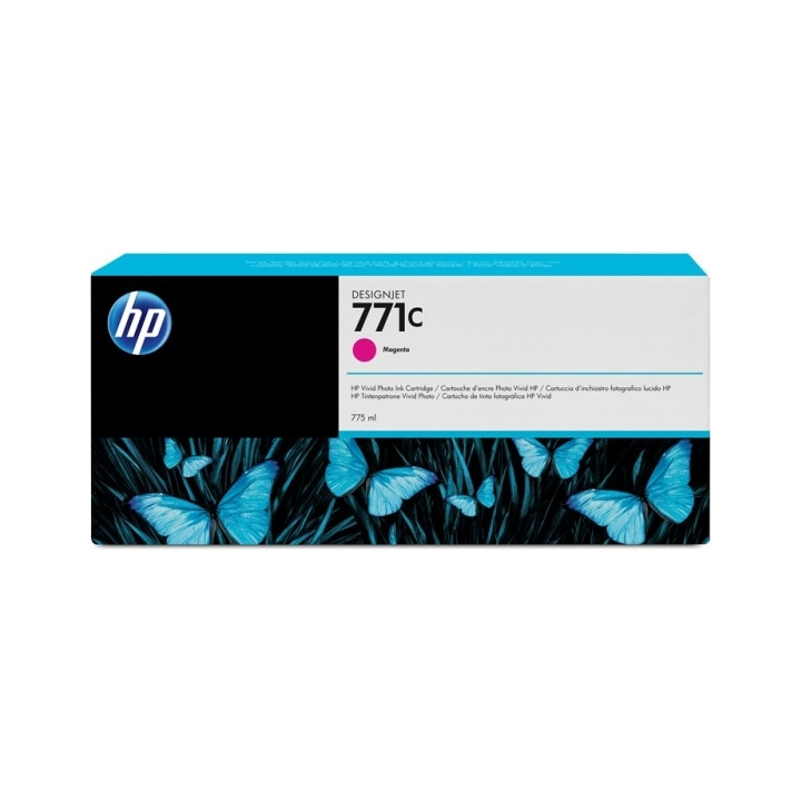 HP Eredeti Tinta Patron Magenta 771C DesignJet Z6200 "B6Y09A"