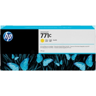 Cartus Cerneala Original HP Yellow, nr.771C, pentru DesignJet Z6200, , (timbru verde 0.15 lei), "B6Y10A"