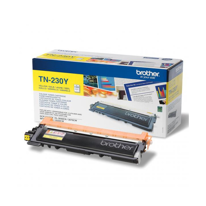 Compatible toner cartridge TN230Y, TN210Y, TN240Y, TN270Y, TN290Y, 1400 pages for Brother printers (Orink white box)