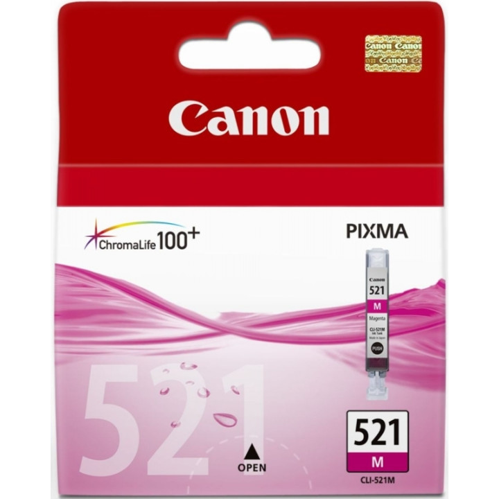 Картридж оригинално мастило Canon Magenta CLI-521M за iP3600|iP4600|MP540|MP620 "BS2935B001AA"