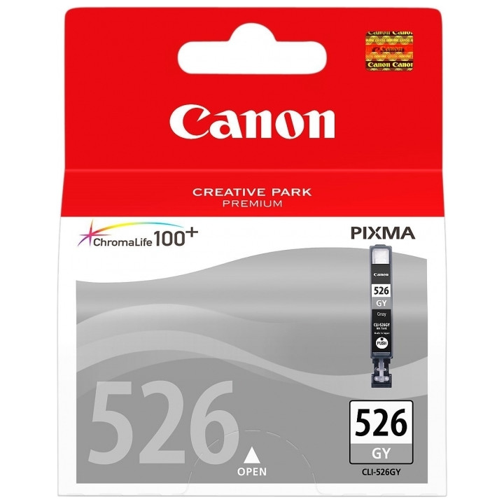 Original Canon Grey Ink Cartridge CLI-526GY for Pixma IP4850, IP4950, IX6550, MG5150, MG5250, MG5350, MG6150, MG6250, MG8150, MG
