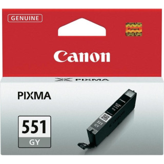 Canon Eredeti Tinta Patron Szürke CLI-551Gr Pixma IP-7250|8750|IX-6850|MG-5450|5550|5650|6350|6450|6650|7150|7550|MX-725|925 7ml