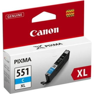 Картридж оригинално мастило Canon Cyan CLI-551XLC за Pixma IP-7250|8750|IX-6850|MG-5450|5550|5650|6350|6450|6650|7150|7550|MX-72