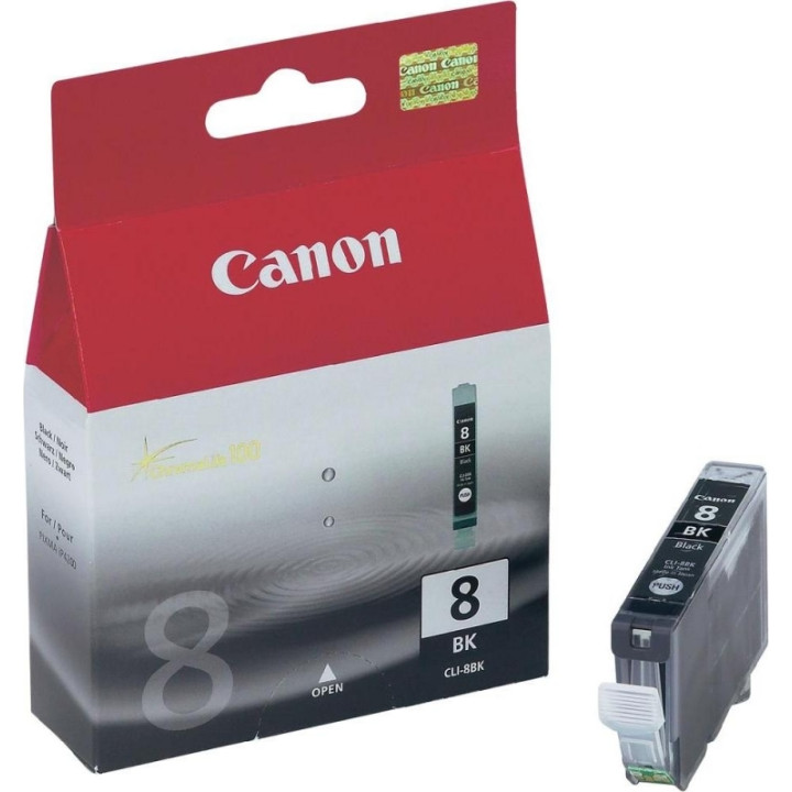 Original Canon Black Ink Cartridge CLI-8B for IP4200 "BS0620B001AA"
