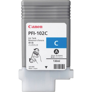Canon Eredeti Tinta Patron Cián PFI-102C LP17|LP24|iPF500|iPF6X0|iPF7X0 NOPP "CF0896B001AA"