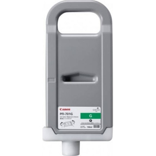 Cartus Cerneala Original Canon Green, PFI-701G, pentru IPF 8000|8100|9000|9100, , (timbru verde 0.15 lei),NOPP, "CF0907B001AA"
