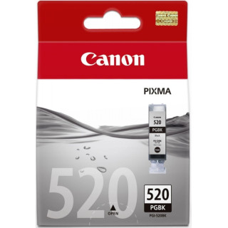 Оригинален мастилен картридж Canon Black PGI-520B за Pixma IP3600|IP4600|IP4700|MP540|MP550|MP560|MP620|MP630|MP640|MP980|MP990|