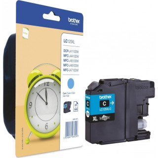 Картридж оригинално мастило Brother Cyan LC125XLC за DCP-J4110|MFC-J4410|J4510|J4610|J4710|J6520|J692 1.2K "LC125XLC"