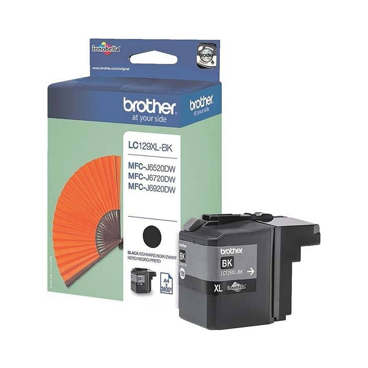 Original Brother Black Ink Cartridge LC129XLBK for MFC-J6520|J6920 2.4K