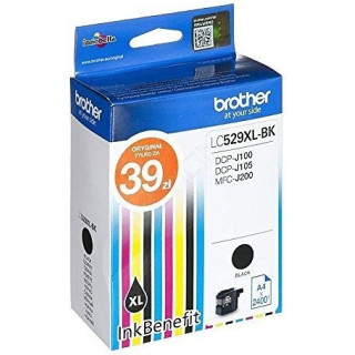Brother Eredeti Fekete Tinta Patron LC529XLBK DCP-J100|J105|MFC-J200 2.4K "LC529XLBK"