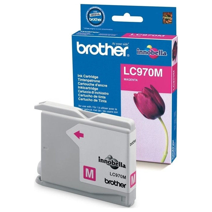 Cartus Cerneala Original Brother Magenta, LC970M, pentru DCP-135C|150C|153C|157C|235C|260C|MFC-260C, 300,, (timbru verde 0.15 le