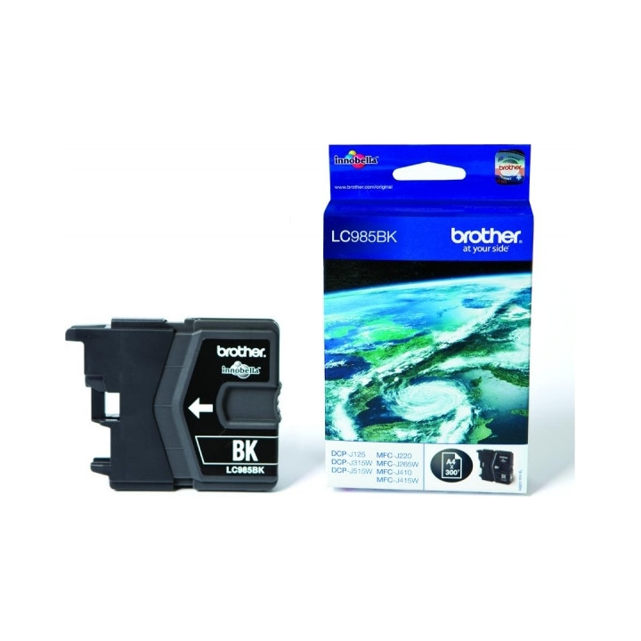 Cartus Cerneala Original Brother Black, LC985BK, pentru DCP-145C|165C|195C|365C|375C|MFC-250C|290C|295CN, 300,, (timbru verde 0.