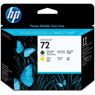 HP 72-es Mat fekete/sárga nyomtatófej DesignJet T1100|1120|1200|1300|2300|T610|620|770|790 "C9384A"