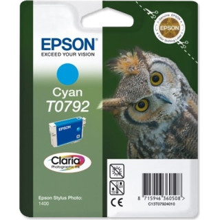 Оригинален мастилен картридж Epson Cyan T0792 за Stylus Photo 1400 "C13T07924010"