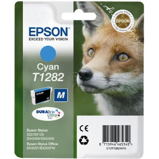 Eredeti Epson Cyan T1282 tintapatron S22|SX125 "C13T12824011"