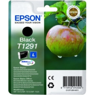 Cartus Cerneala Original Epson Black, T1291, pentru SX425W, , (timbru verde 0.15 lei), "C13T12914011"