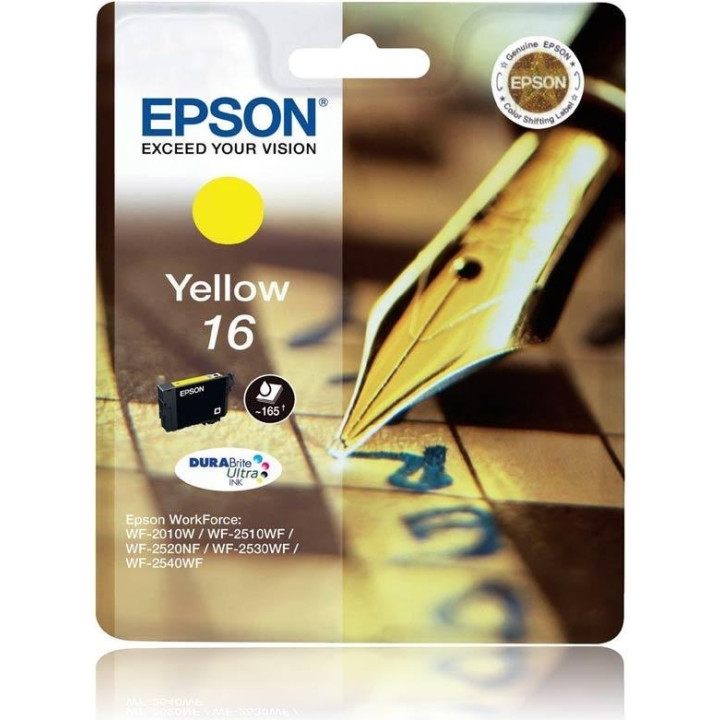 Eredeti Epson sárga tintapatron T1624 WF2540-hez "C13T16244010"
