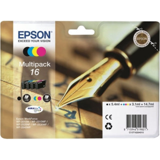 Cartus Cerneala Original Epson CMYK, T1626, pentru WF2540, , (timbru verde 0.15 lei), "C13T16264010"