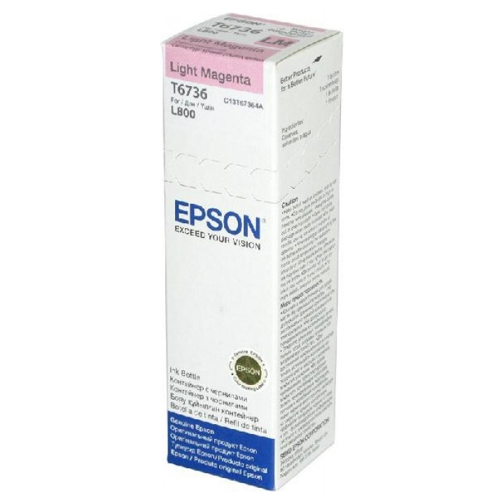 Оригинален мастилен картридж Epson Light Magenta T6736 за L800 "C13T67364A" (RAPO)