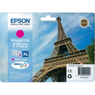 Eredeti Epson Magenta T7023 tintapatron WP4000|4500-hez "C13T70234010" (RAPO)