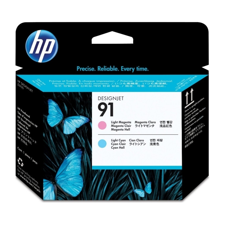 Cap Printare Original HP Light Magenta/Light Cyan, nr.91, pentru DesignJet Z6100, , (timbru verde 0.15 lei), "C9462A"