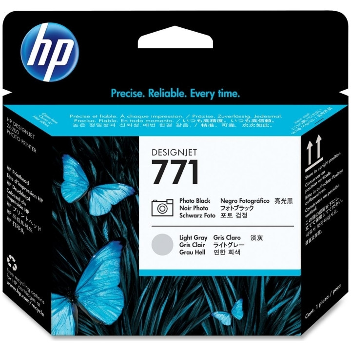 Cartus Cerneala Original HP Light Grey, nr.771, pentru DesignJet Z6200, , (timbru verde 0.15 lei), "CE020A"