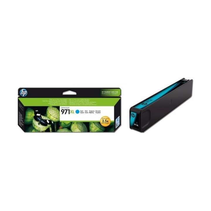 Cartus Cerneala Original HP Cyan, nr.971XL, pentru OfficeJet X476|576|451|551, , (timbru verde 0.15 lei), "CN626AE"