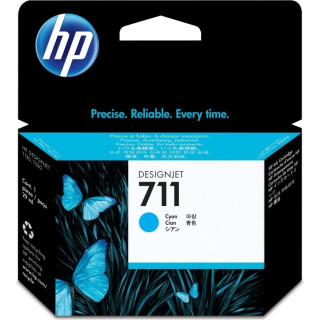 HP 711 Cyan Eredeti Tintapatron DesignJet T120|T520 "CZ130A"
