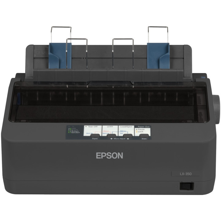 Imprimanta Matriciala Mono Epson LX-350+II, A4, Functii: Impr., Viteza de Printare Monocrom: 390 cps, Conectiv:USB, Duplex:nu, A