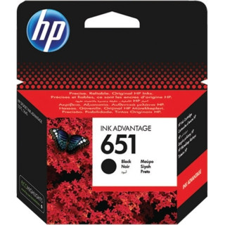 Картридж оригинално мастило HP черен №651 за DJ 5575|5645|Mobile OJ 202|252 "C2P10AE"